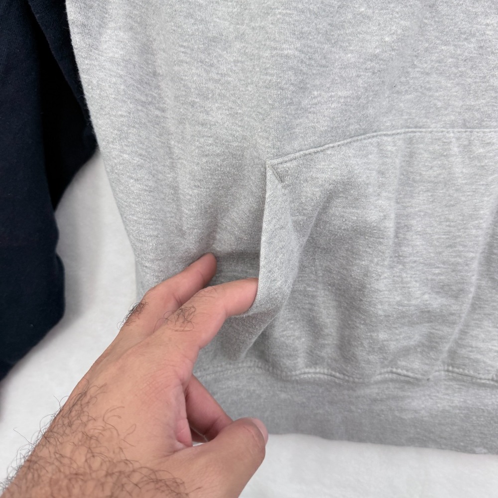 Notre Dame Hoodie Mens L Gray Warrior Nation Sweatshirt Pullover - Picture 7 of 9